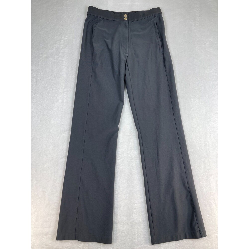 Nike Dri-Fit Vintage Riding Pants Straight Leg Stretch Solid Gray Size S 4-6
